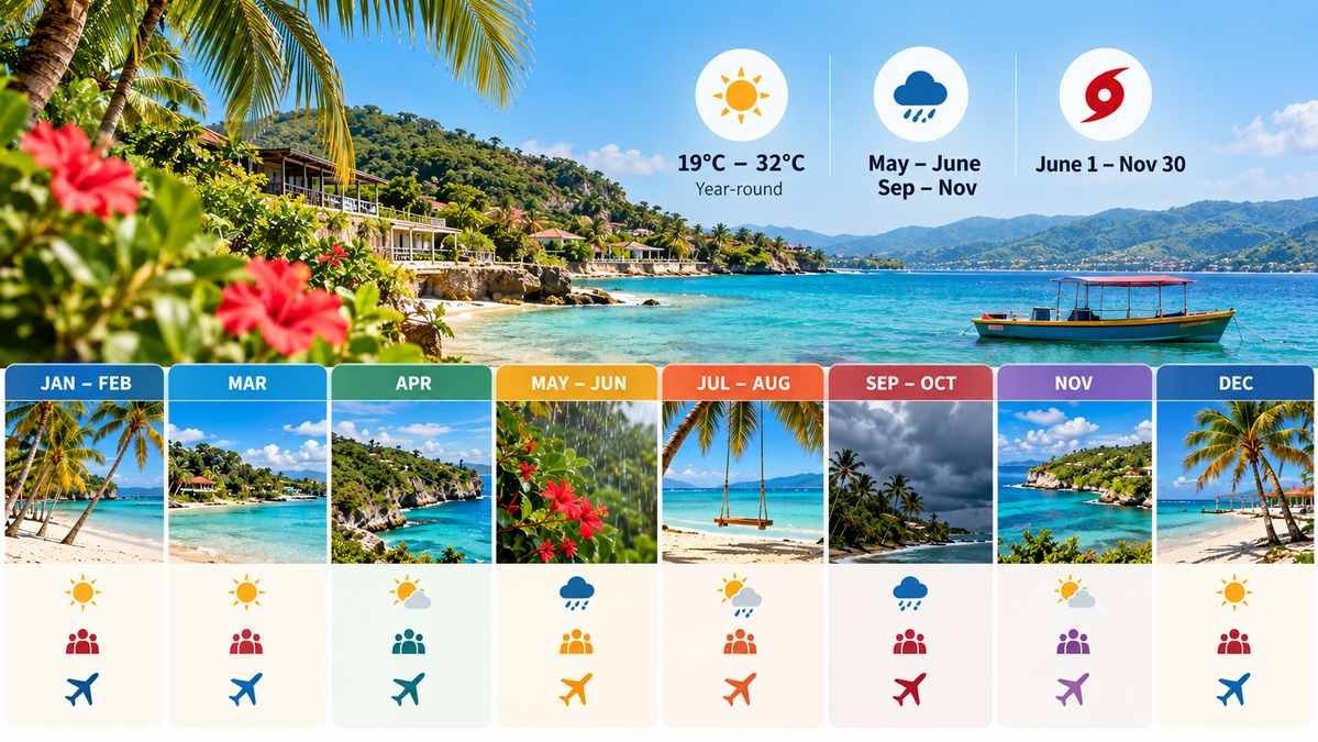 Jamaica's Weather at a Glance
