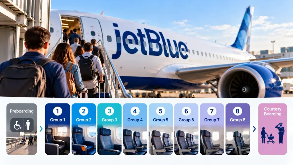 JetBlue Boarding Process at a Glance