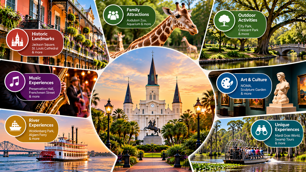 New Orleans Attractions at a Glance