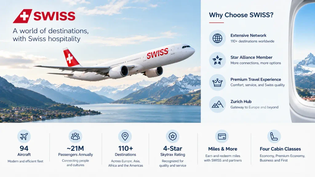 SWISS International Air Lines at a Glance