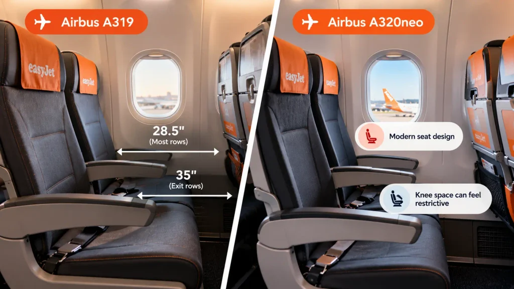 Seat Comfort Varies Between Aircraft