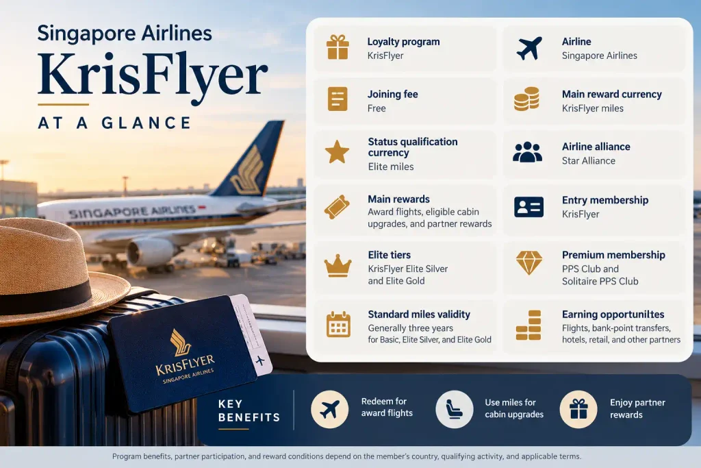 Singapore Airlines KrisFlyer at a Glance