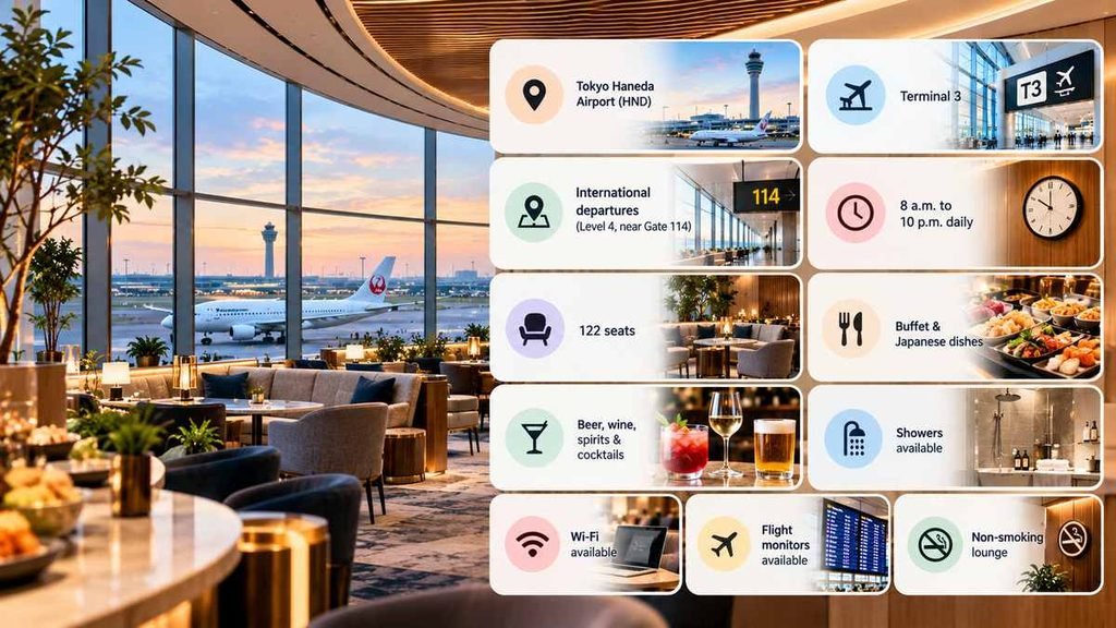 Tokyo Haneda Centurion Lounge at a Glance