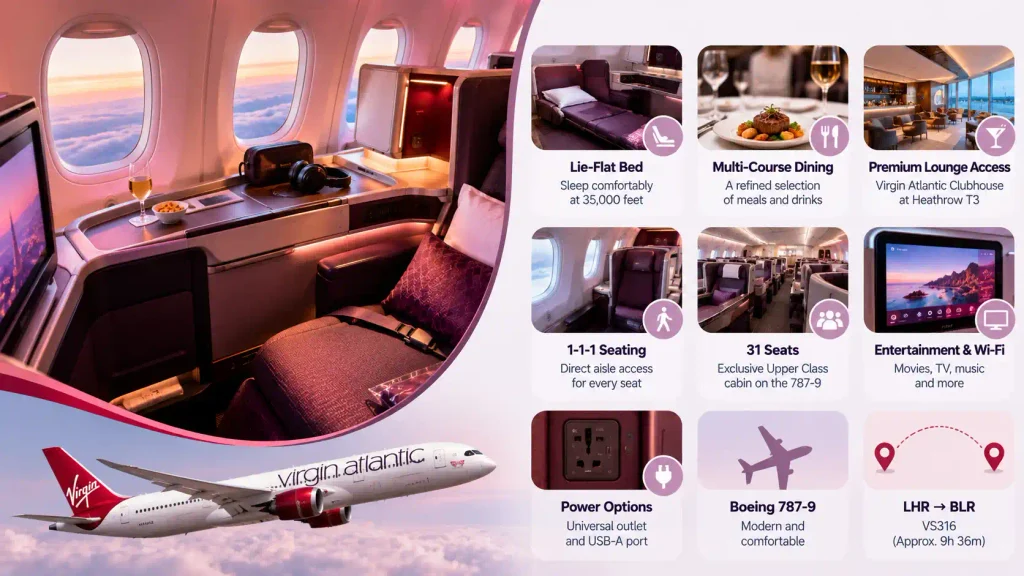 Virgin Atlantic Upper Class at a Glance
