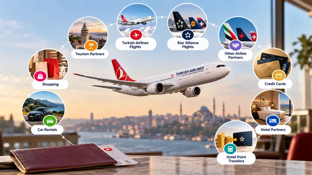 Ways to Earn Turkish Airlines Miles&Smiles Miles