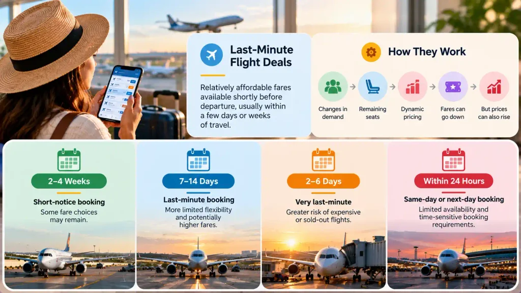 What Are Last-Minute Flight Deals, and How Do They Work?