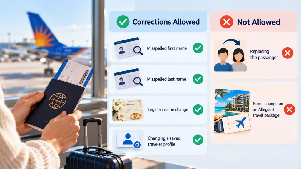 What Is Allegiant Air's Name Change Policy?