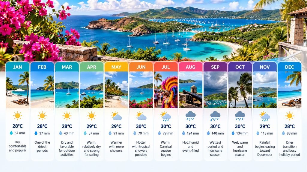 What Is Antigua's Weather Like Throughout the Year?