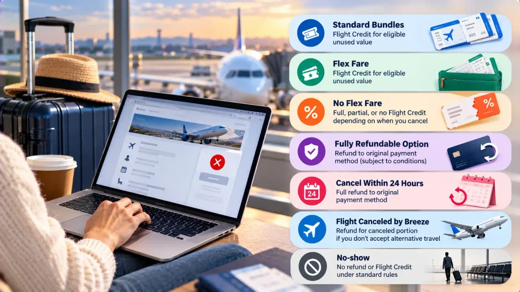 What Is Breeze Airways' Cancellation Policy?