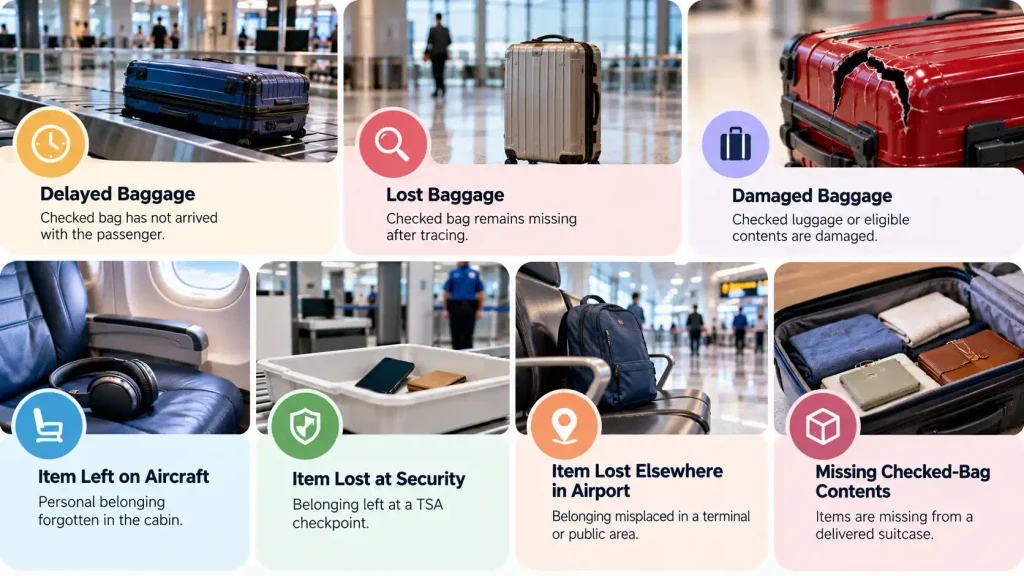 What Is Delta Air Lines Lost, Delayed, and Damaged Baggage Policy