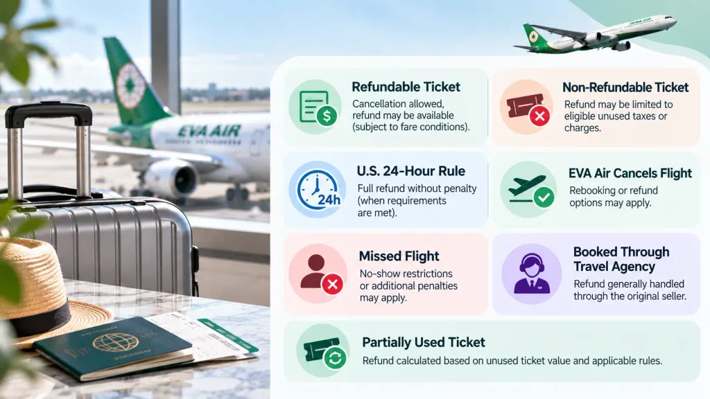 What Is EVA Air Cancellation Policy