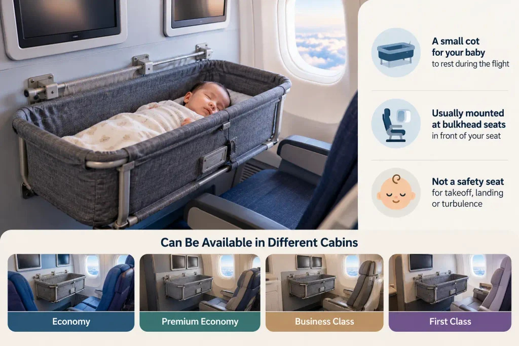 What Is a Baby Bassinet Seat on an Airplane?