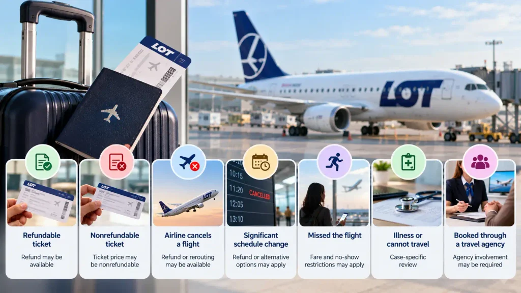 What Is the LOT Polish Airlines Cancellation Policy?