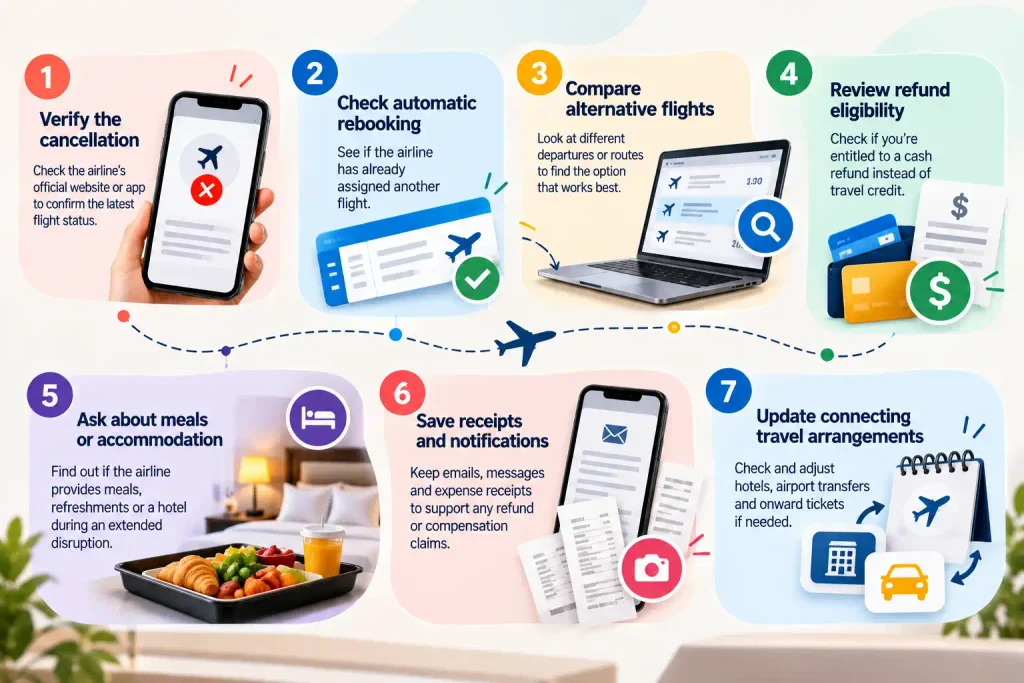 What Should You Do Immediately After Your Flight Is Canceled?