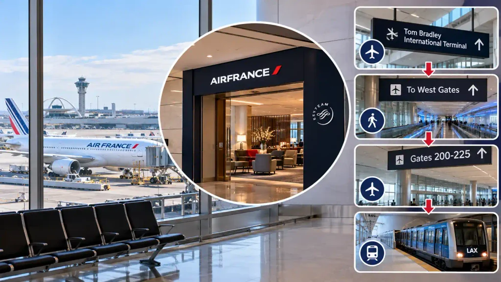 Where Is the Air France Lounge at LAX?