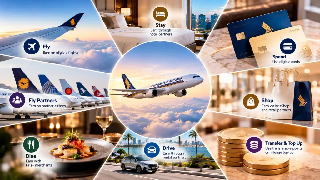 How to Earn Singapore Airlines KrisFlyer Miles in 2026