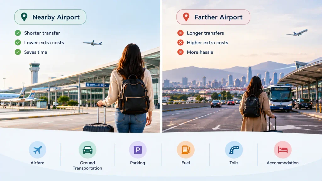 Why Does the Airport Closest to a Destination Matter?