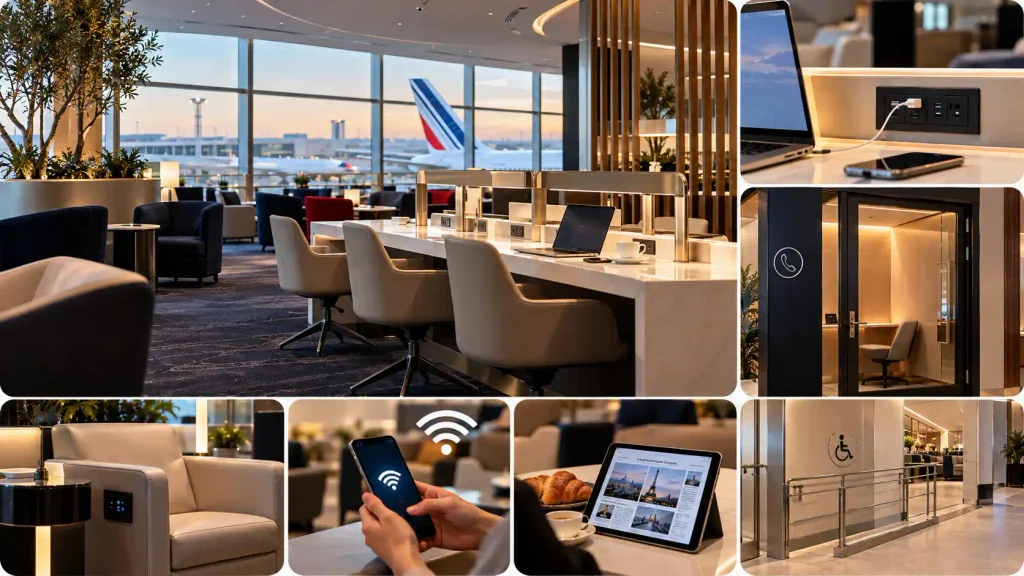 Work Facilities, Wi-Fi, and Other Amenities